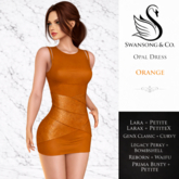 [S&C] Opal Dress - Orange  