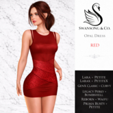 [S&C] Opal Dress - Red 