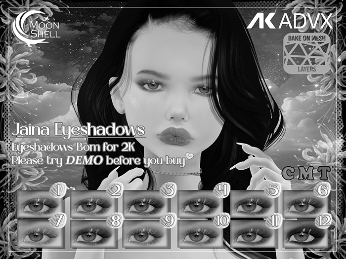 Moon Shell - Jaina Eyeshadows ADVX 2K Demo