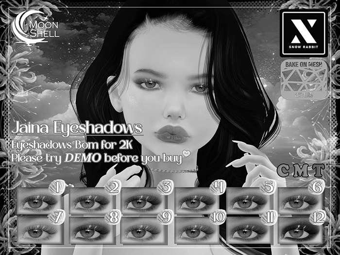 Moon Shell - Jaina Eyeshadows Snow Rabbit EvoX 2K Demo