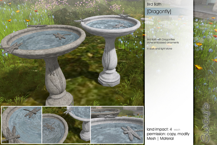 Sway's [Dragonfly] Bird Bath