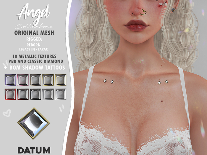 DATUM // ANGEL - COLLARBONE PIERCINGS ♡