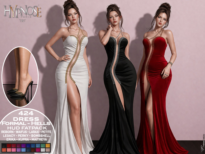 HYPNOSE - 424 OUTFIT DRESS FORMAL HEELS FATPACK {WEAR ME}