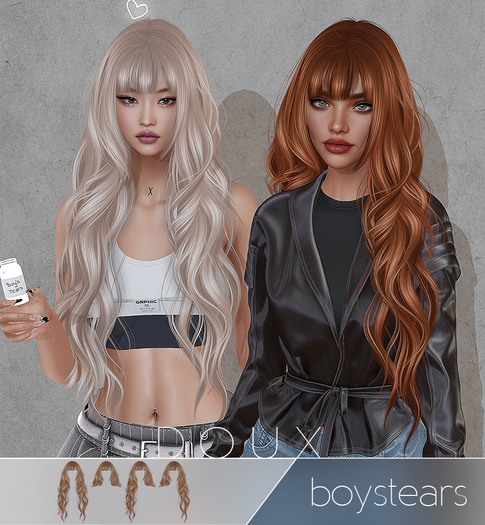 DOUX - BoysTears hairstyle [BLOGGER PACK]