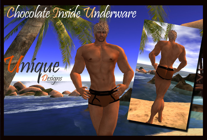 chocolate inside brown underpant