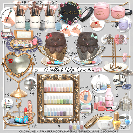 Dahlia - Dolled up FULL SET with RARES