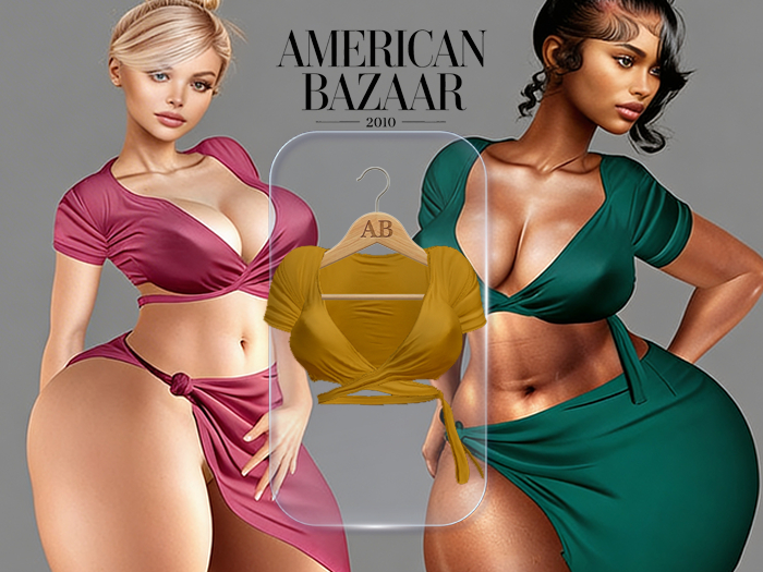 (AMERICAN BAZAAR) Shely Top Mustard