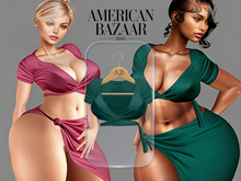 (AMERICAN BAZAAR) Shely Top Emerald