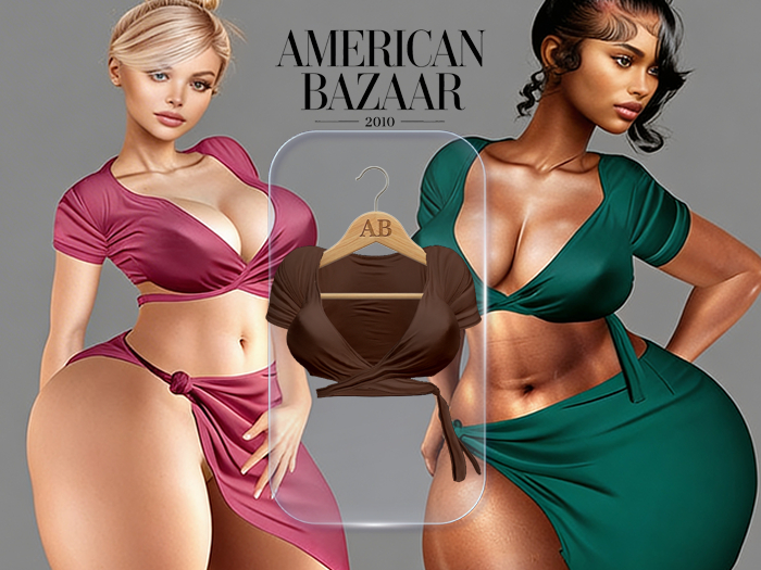 (AMERICAN BAZAAR) Shely Top Chocolat
