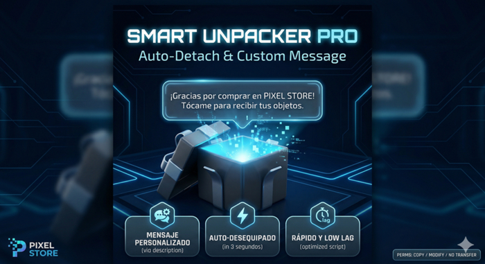 Second Life Marketplace - Automated Unpacker Script box