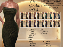 "GCD" Cheyanne Shimmering Gown FAT PACK