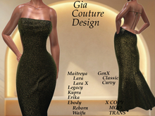 "GCD" Cheyanne Shimmering Gown Gold