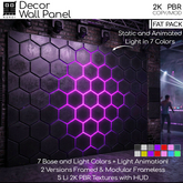 Kuroi - Hexagon Lit Wall FAT PACK