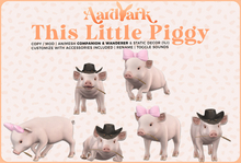 Aardvark : This Little Piggy - White