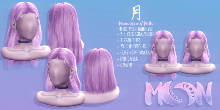 Moon. Hair // - Mills