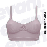 evani. Becca top - dusty rose