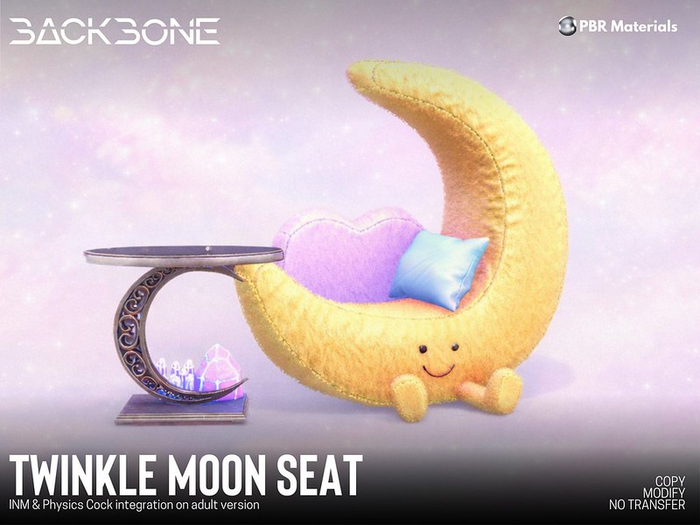 BackBone Twinkle Moon Seat - PG