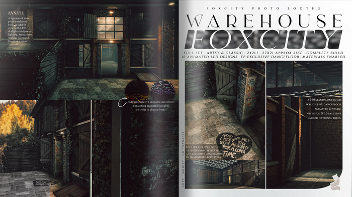 FOXCITY. Photo Booth - Warehouse (Full Set)