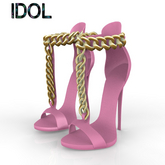 Pink Chain Sandals Reborn