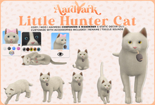 Aardvark : Little Hunter Cat - White