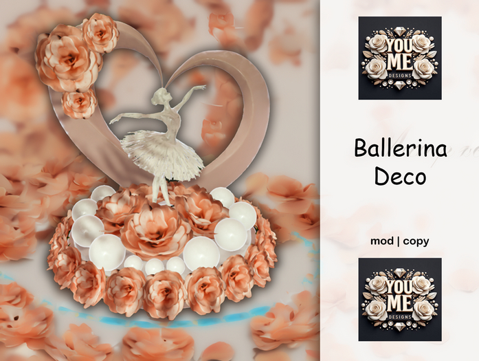 {You&Me Designs} Ballerina Deco