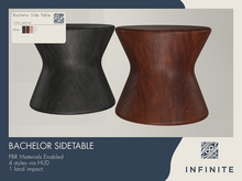 Infinite - Bachelor Side Table - PBR Side Table (4 Style Options)