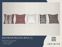 Infinite - Bachelor Pillows Pack C - PBR Decor Set (5 Styles)