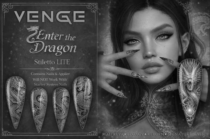 VENGE - Stiletto Nail LITE DEMO - 'Enter the Dragon'