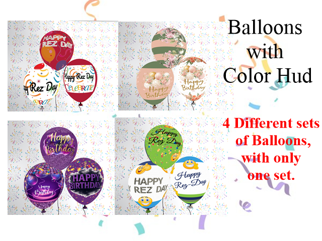 Color Hud balloons 2 boxed
