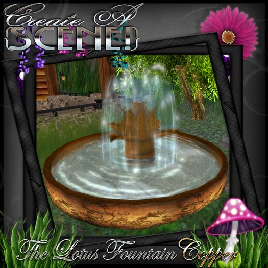 {CaS} Lotus Fountain - Copper (Boxed) NM/C/NT