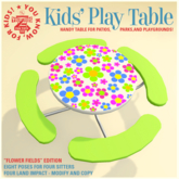 [YKFK] Kids' Play Table - Flower Fields