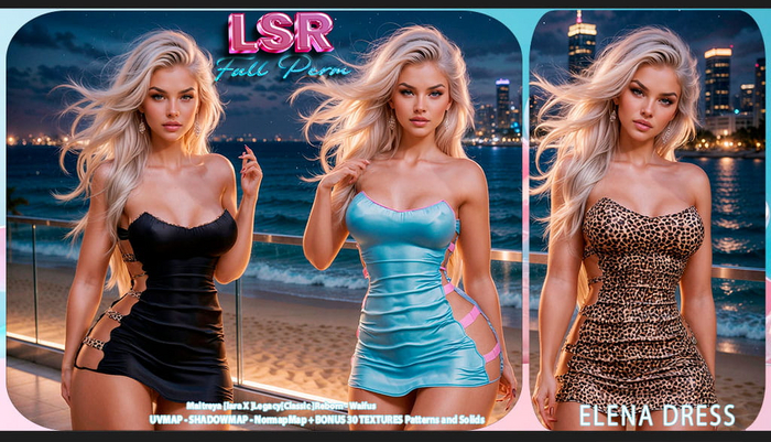 [LSR FP] Elena Dress Full Perm 