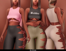 Blamage - Baddie Cutout Pants - FATPACK