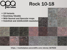Natural Rock Textures - Rey's Rock 10-18