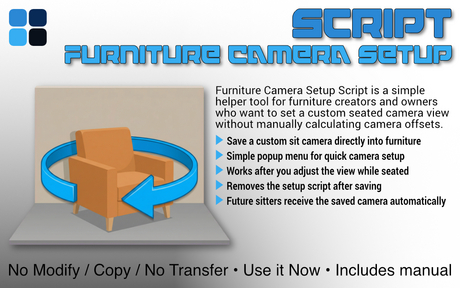 Furniture Camera Setup