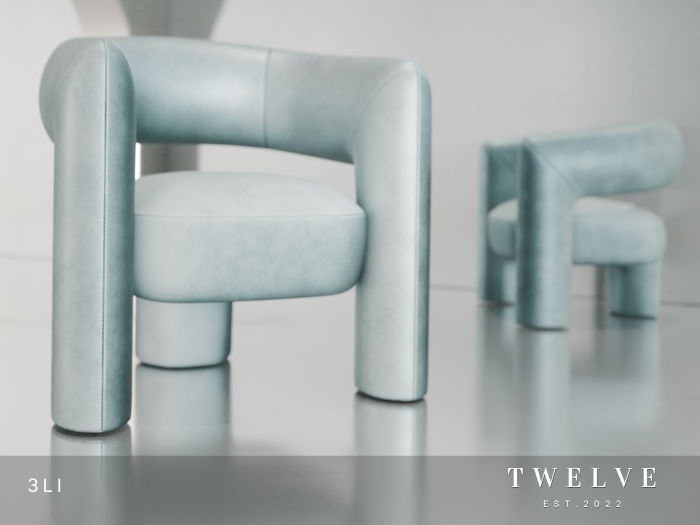 TWELVE - Delvio Chair - Powder