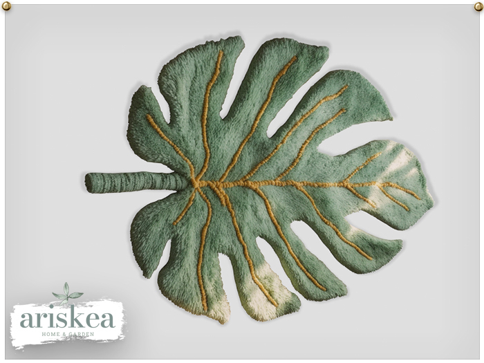 Ariskea[Tide & Tuft] Tropical Leaf Tuff Rug