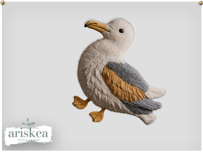 Ariskea[Tide & Tuft] Seagull Tuff Rug