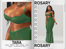 Rosary. Tara . Set Green