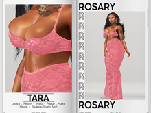 Rosary. Tara . Set Pink