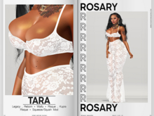 Rosary. Tara . Set White