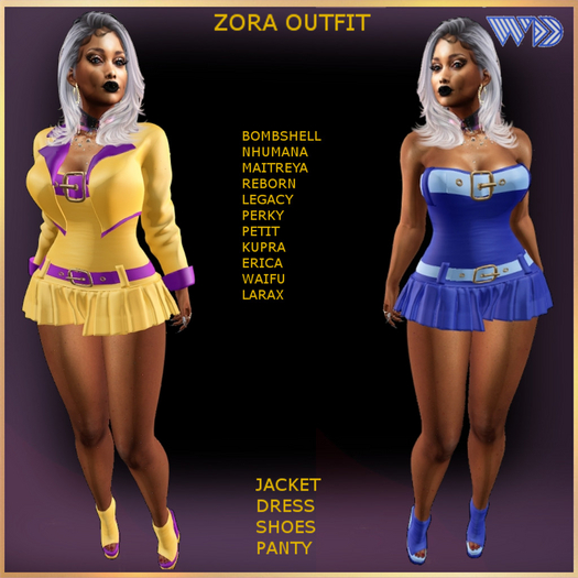 WAD DESIGNS ZORA OUTFIT