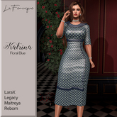 La Feminique Katrina Floral Blue