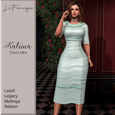 La Feminique Katrina Check Mint 