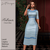 La Feminique Katrina Check Blue