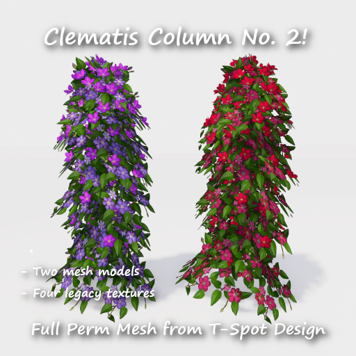 T-Spot Mesh - Clematis Column No. 2 - FP - LI=1.4