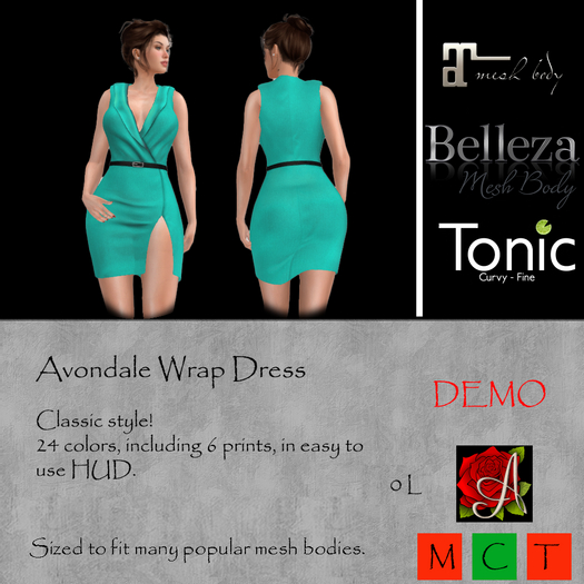 Avondale Wrap Dress DEMO