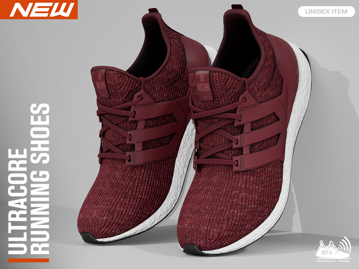 WAZ - Ultracore Running Shoes (Ruby)
