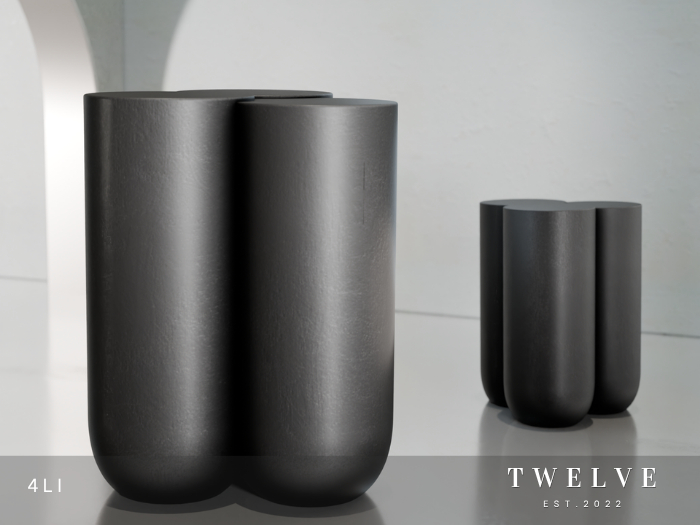 TWELVE - Eniola - Side Table - Black