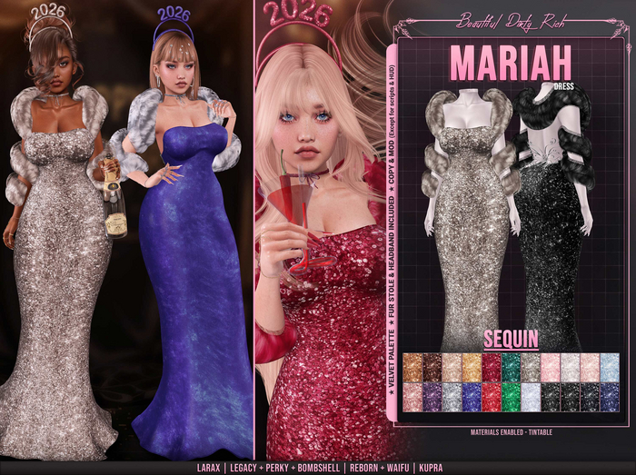 *B.D.R.* Mariah -Dress- (Sequin)